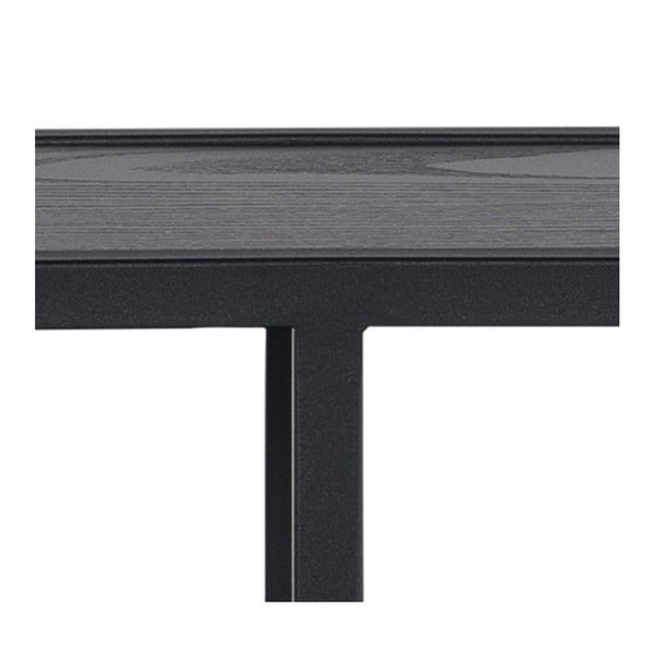 Czarna półka ścienna Actona Seaford-image-2