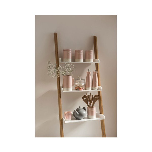 Różowy pojemnik kamionkowy na kawę Premier Housewares, 616 ml-image-1