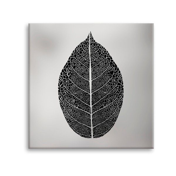 Obraz na płótnie Styler Silver Leaf, 60x60 cm
