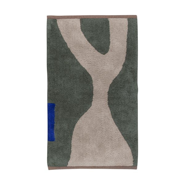 Ciemnozielony bawełniany dywan odpowiedni do prania 50x80 cm Figura – Mette Ditmer Denmark