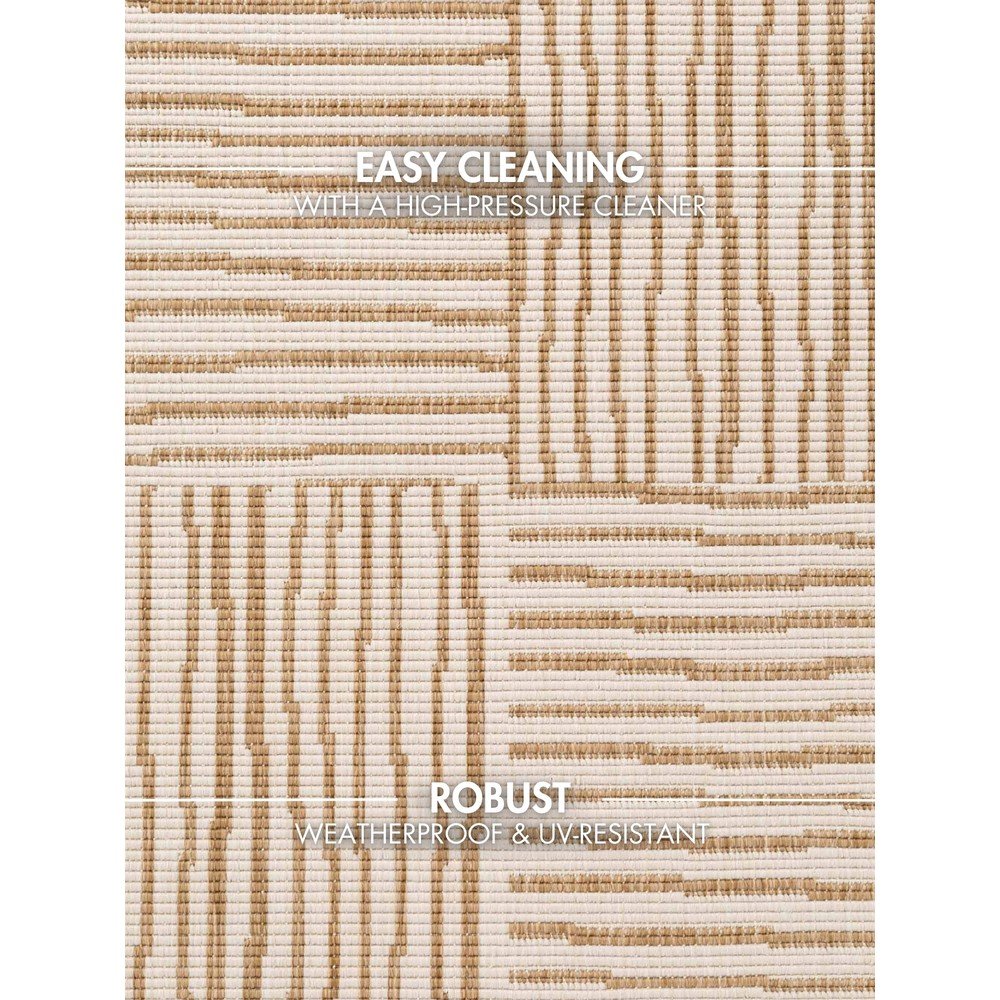 Kremowo-naturalny dywan odpowiedni na zewnątrz 120x170 cm Haringey Nightingale – Ted Baker (zdjęcie 9)