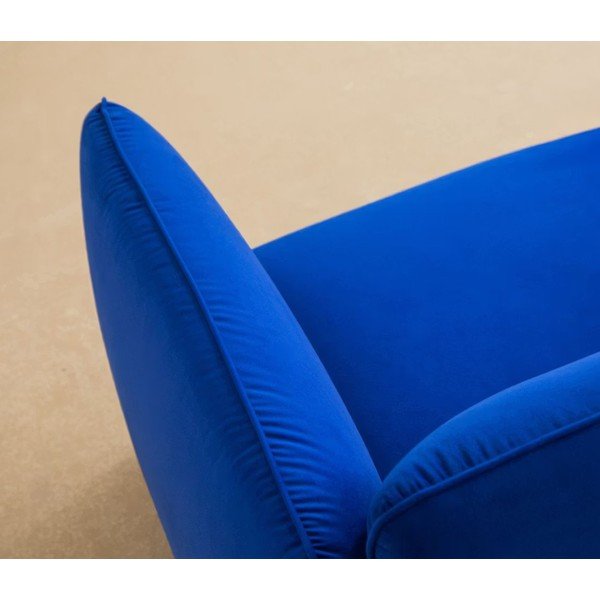 Kremowy fotel z tkaniny szenilowej Georgia – Micadoni -image-1