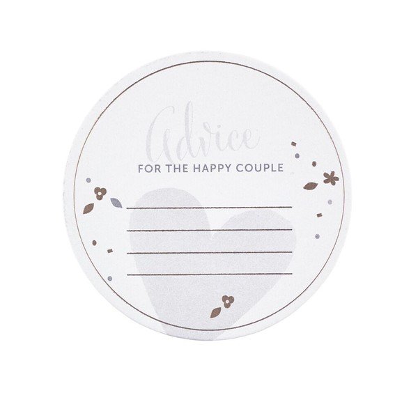Ślubne podstawki dla gości z miejscem na notatki Busy B-image-1