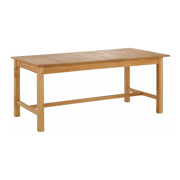 Naturalny rozkładany stół do jadalni z drewna sosnowego Støraa Randy, 90x140 cm