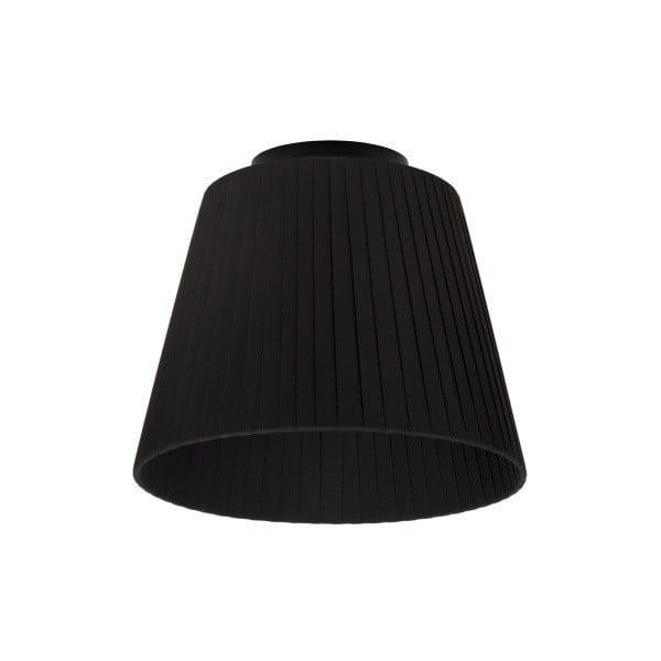 Czarna lampa sufitowa Bulb Attack Dos Plisado, ⌀ 24 cm