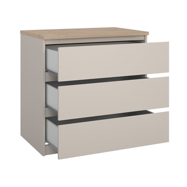 Kremowa komoda 77x76x50 cm Naia – Tvilum-image-3