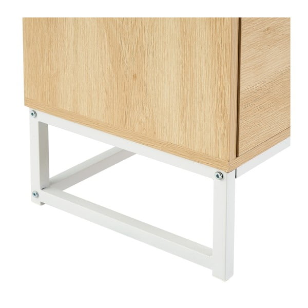 Naturalna wysoka komoda w dekorze brzozy 60x97,5 cm – Casa Selección-image-3