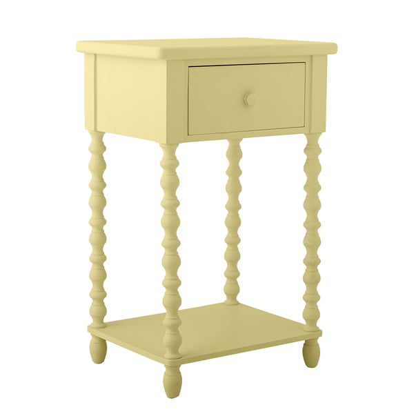 Jasnożółta szafka nocna Salino – Bloomingville