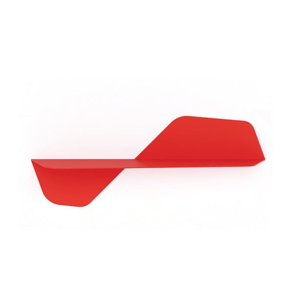 Czerwona półka MEME Design Flap, 80 cm