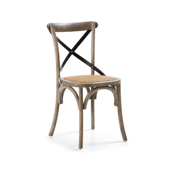 Krzesło Silena, szare/naturalne