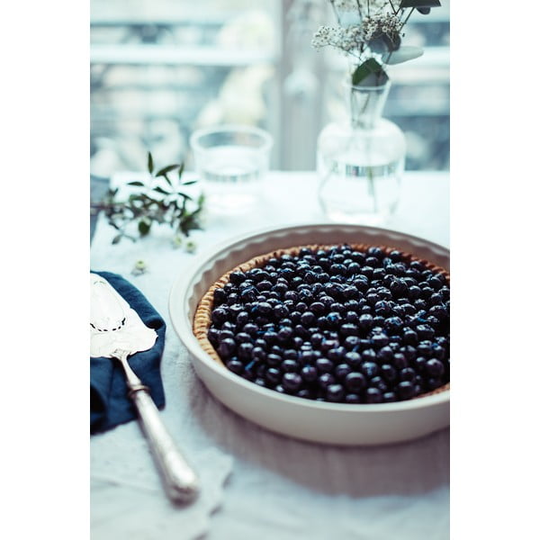 Okrągła forma do ciasta w kolorze kości słoniowej Emile Henry Patisserie, 1,5 l-image-3