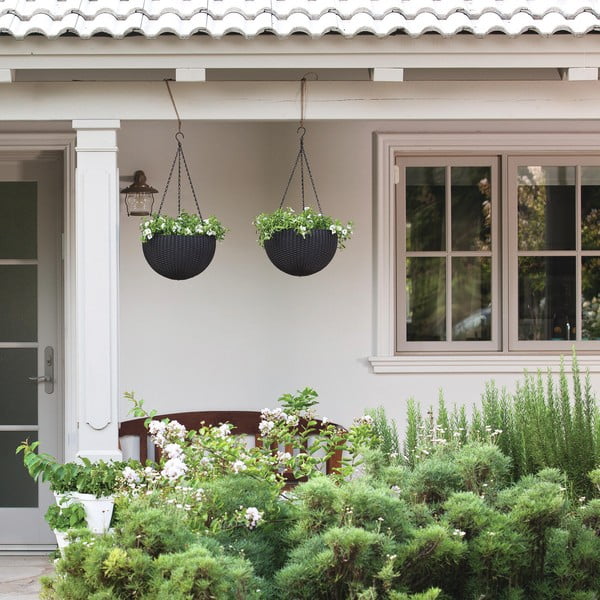 Plastikowa wisząca i ścienna doniczka ø 35 cm Hangingsphere – Keter-image-3