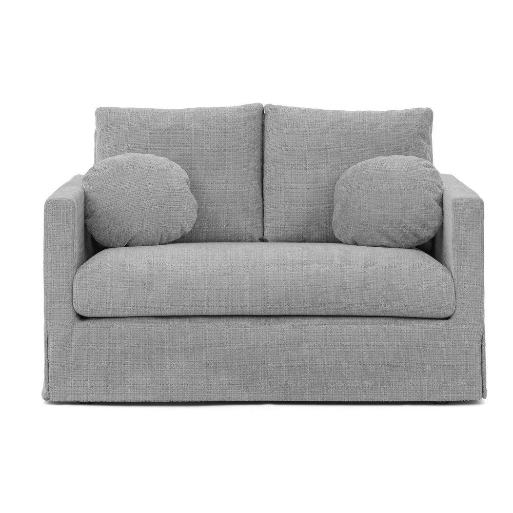 Jasnoszara sofa 140 cm Paphos – Ropez (zdjęcie 9)