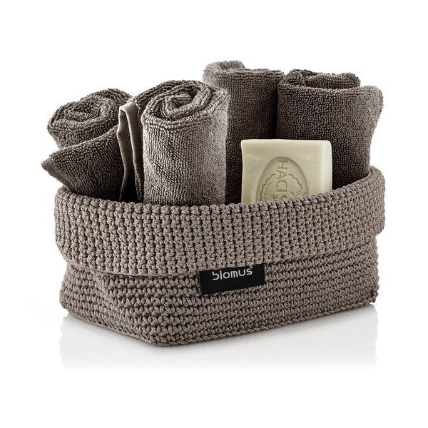 Brązowy koszyk Blomus Rope, 11,5x20 cm-image-1