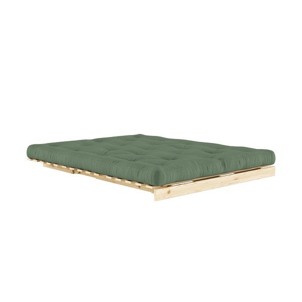 Zielona rozkładana sofa 160 cm Roots – Karup Design-image-4