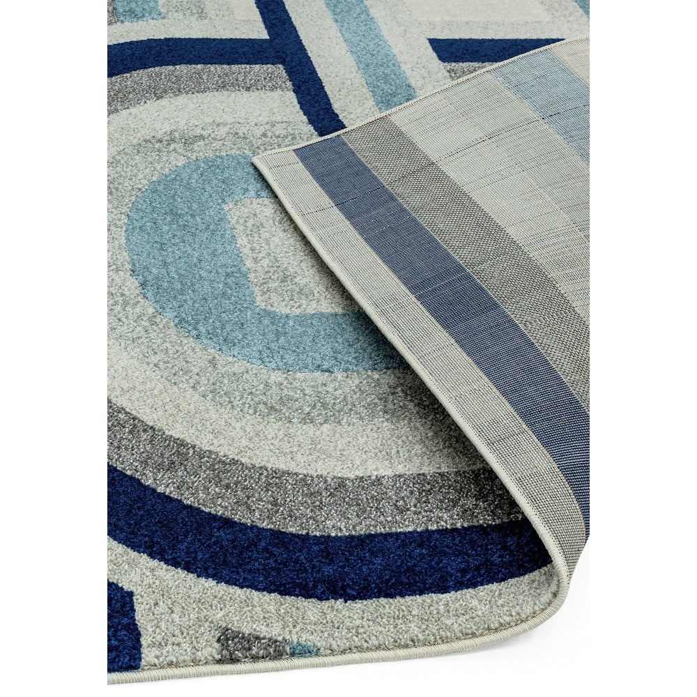 Szaroniebieski dywan 80x150 cm Nova Retro Blue – Asiatic Carpets (zdjęcie 4)