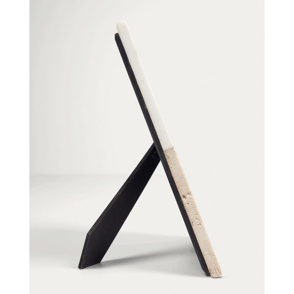 Biała kamienna ramka stojąca 18x23 cm Uria – Kave Home-image-3