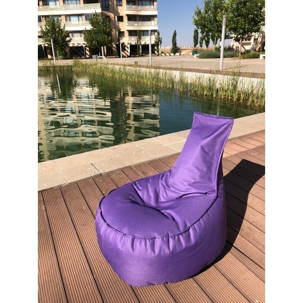 Fioletowy ogrodowy worek do siedzenia Aktif – Floriane Garden-image-2