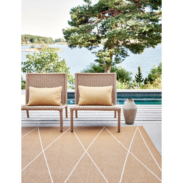 Chodnik odpowiedni na zewnątrz w kolorze ochry 70x240 cm Max Ochre – Pappelina-image-3