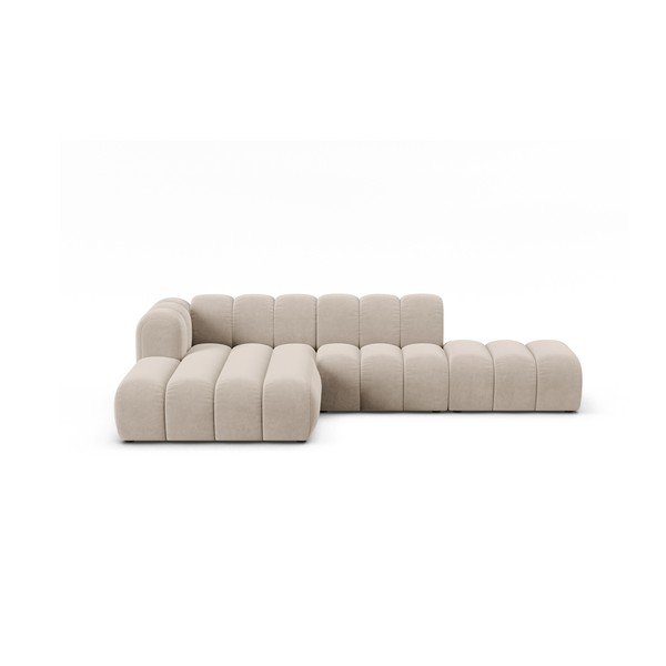 Beżowy narożnik (lewostronny) Lupine – Micadoni Home