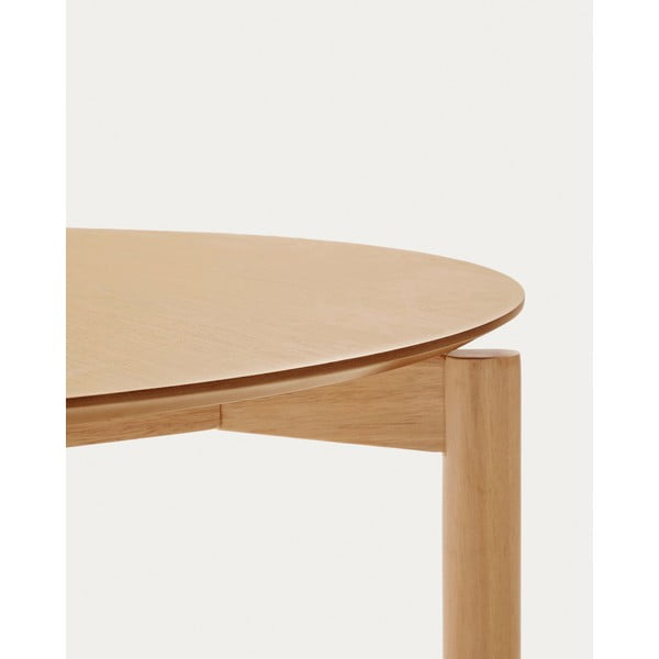 Okrągły stół w dekorze jesionu ø 110 cm Indara – Kave Home-image-3