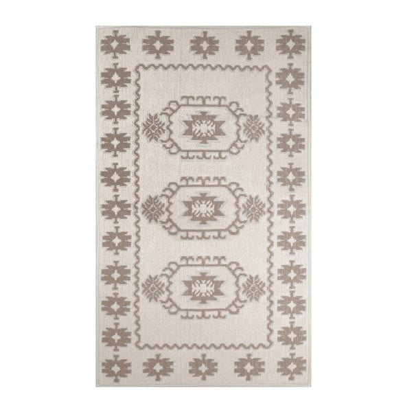 Kremowy dywan z domieszką bawełny Yoruk Coffee, 80x150 cm
