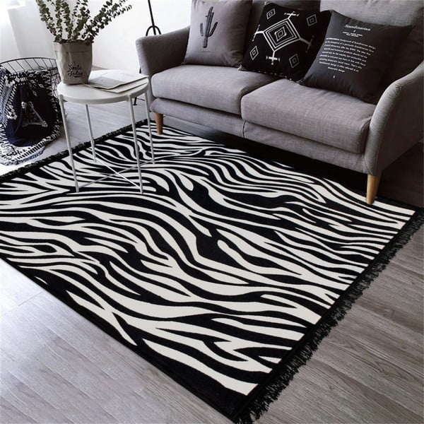 Dwustronny dywan odpowiedni do prania Kate Louise Doube Sided Rug Zebra, 160x250 cm-image-4