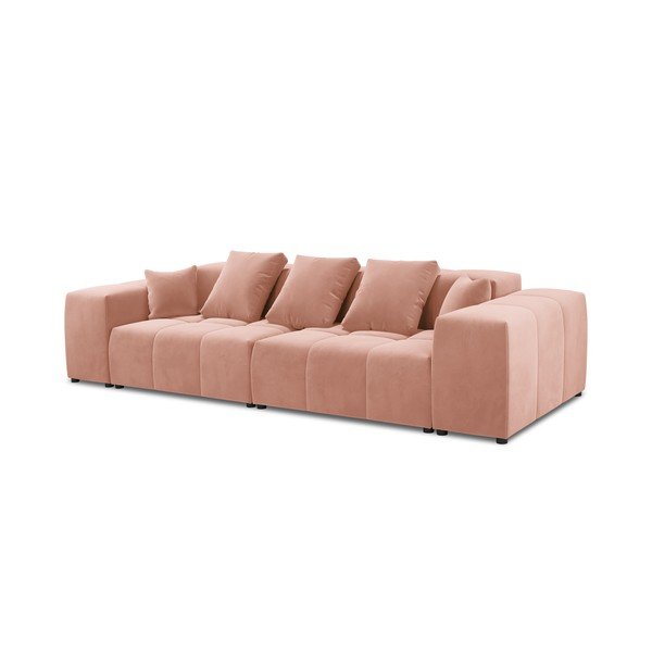 Różowa aksamitna sofa 320 cm Rome Velvet – Cosmopolitan Design-image-2