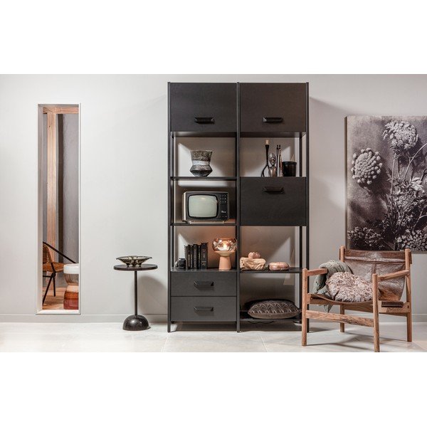 Ciemnobrązowy stolik BePureHome Tack, ø 40 cm-image-1