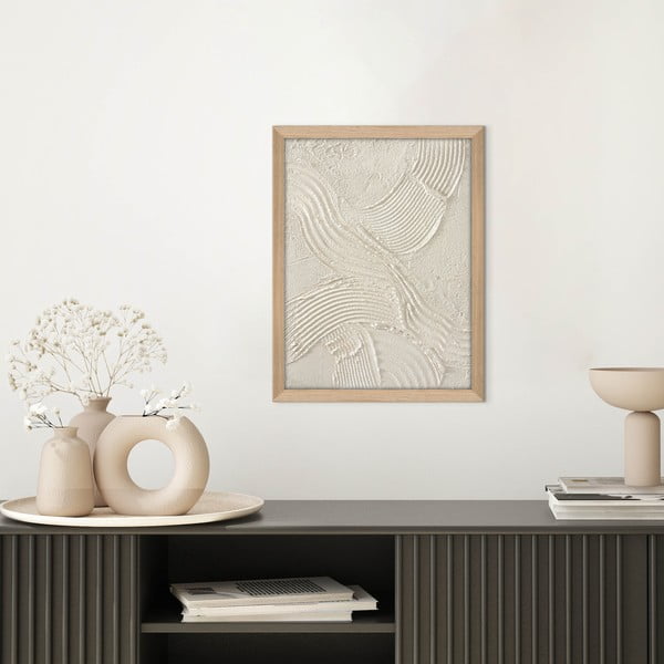 Ręcznie malowany obraz 32,5x42,5 cm Sand shadows – Malerifabrikken-image-1