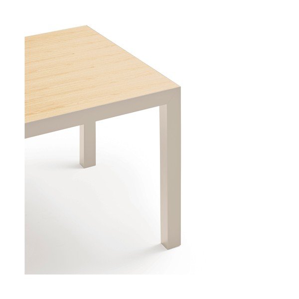 Stół z blatem z drewna dębowego 75x180 cm Alma – Teulat-image-3