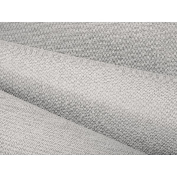 Jasnoszare tapicerowane łóżko dwuosobowe ze schowkiem i stelażem 180x200 cm Casey – Mazzini Beds-image-1