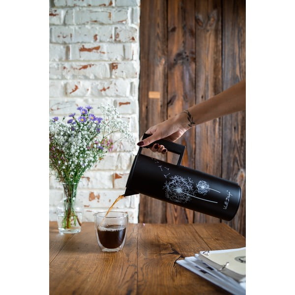 Czarny termos 1 l Corto – Vialli Design-image-3