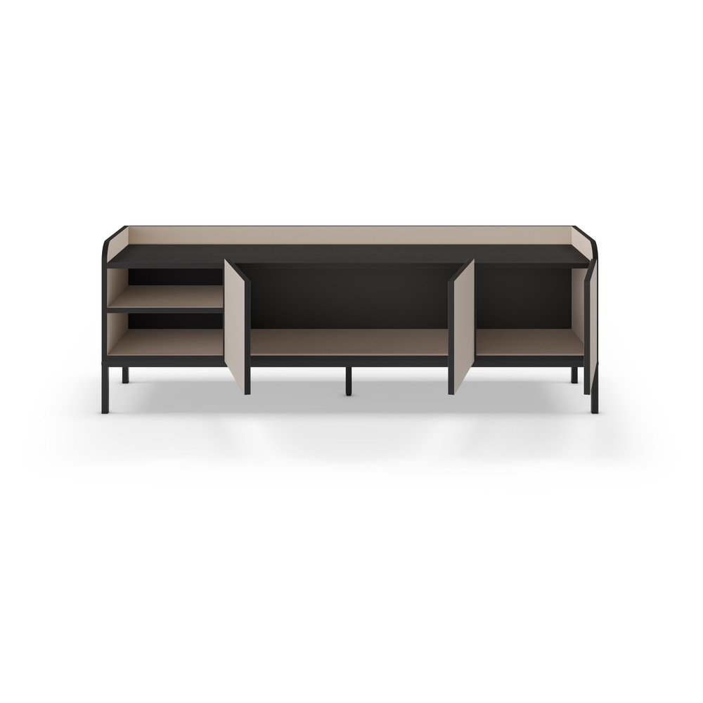 Kremowa szafka pod TV 160x55x42 cm Adara – Marckeric (zdjęcie 4)