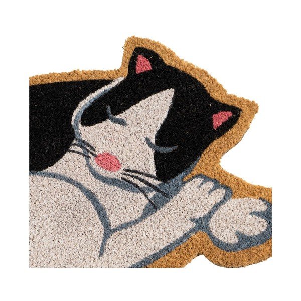Wycieraczka z włókna kokosowego 40x60 cm Cat – Casa Selección-image-1