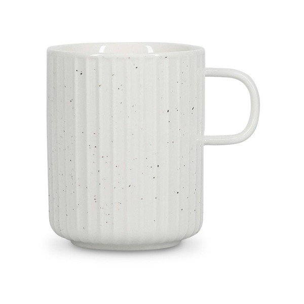 Biały kubek new bone china 410 ml Ora Gloss – Salt&Pepper