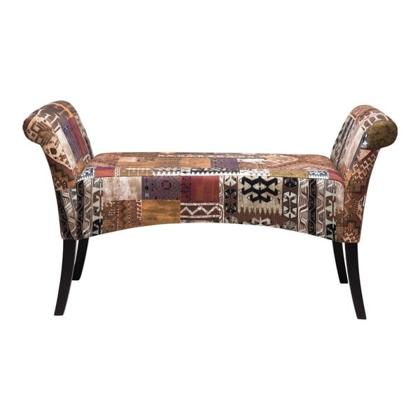 Beżowa ławka tapicerowana Kare Design Motley