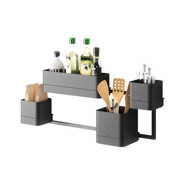 Plastikowe doniczki wiszące na zioła zestaw 4 szt. Cubiko – Umbra-image-4