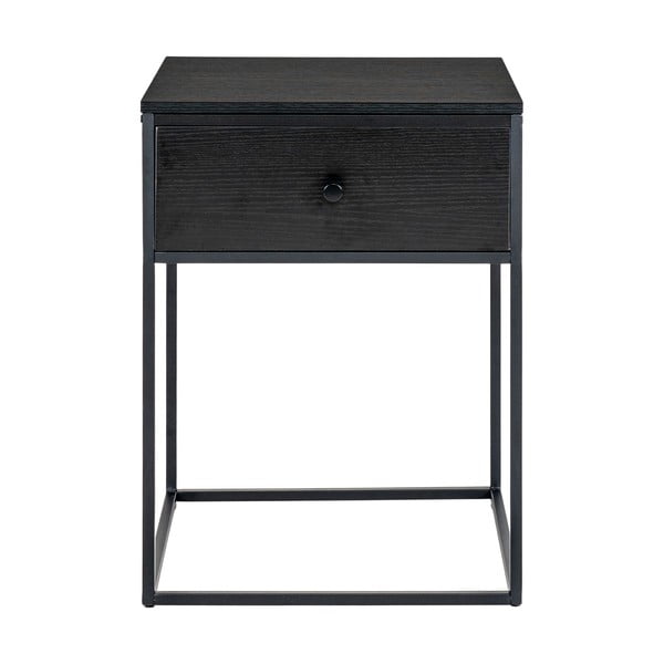 Czarna szafka nocna Vita – House Nordic