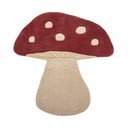 Czerwony wełniany dywan dziecięcy 85x90 cm Mushroom – Bloomingville Mini
