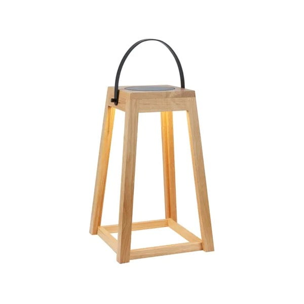 Brązowy zewnętrzny lampion solarny LED na USB (wysokość 54 cm) Nordic – Markslöjd-image-3