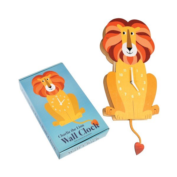 Zegar drewniany Rex London Charlie The Lion-image-3