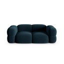 Ciemnoniebieska aksamitna sofa 210 cm Loretto – Cosmopolitan Design