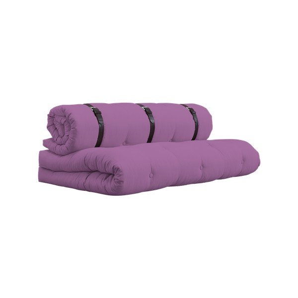 Sofa rozkładana ze skórzanym paskiem Karup Buckle Up Taffy Pink-image-3