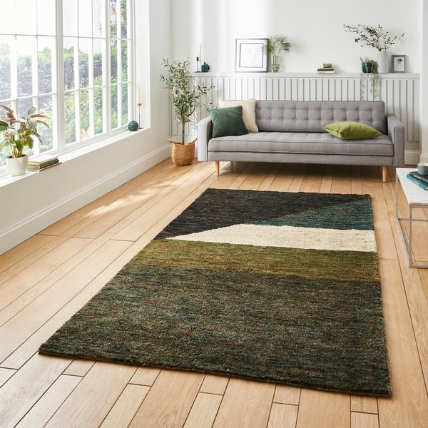 Zielony dywan 170x120 cm Hemp – Think Rugs-image-2