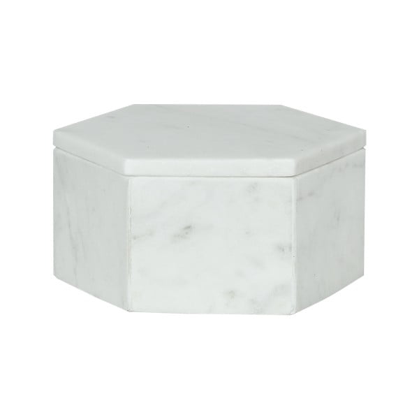 Marmurowe pudełka Signe White, 11 cm