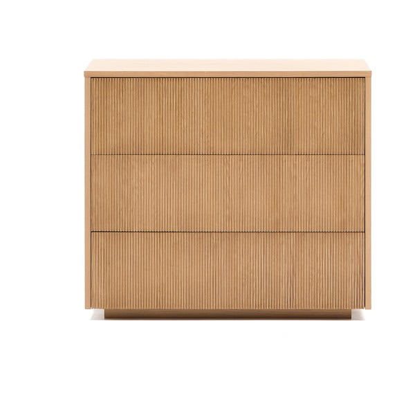 Komoda w dekorze dębu w naturalnym kolorze 90x79x50 cm Helvine – Kave Home