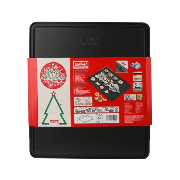 Regulowana blaszka do pieczenia Zenker Sparkling Christmas, 37-52x33 cm-image-2
