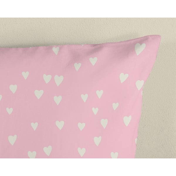 Różowa bawełniana pościel dziecięca jednoosobowa 140x200 cm Chico – Good Morning-image-3