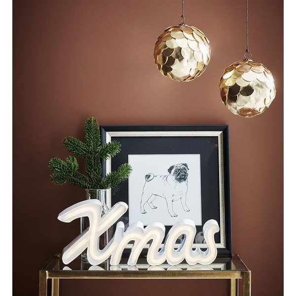 Biała dekoracja świetlna LED Markslöjd Xmas, dł. 40 cm-image-1